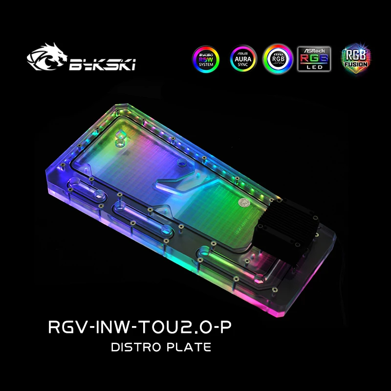 BYKSKI Acrylic Board Water Cha - Distro Plate Ddc Pump Combo recension och pris